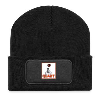 Chemise crypto quantitative Crypto Blockchain Money Gift - Beanie recyclé à patch - noir - Devant