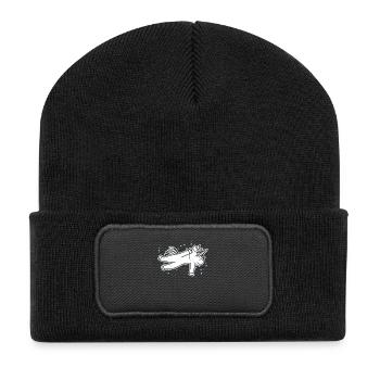 Licornes nageuses - Beanie recyclé à patch - noir - Devant