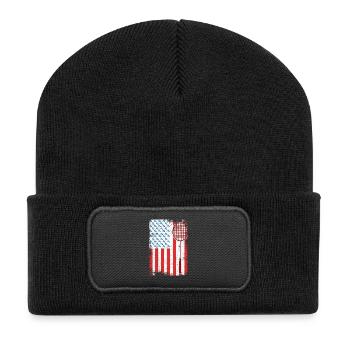 July 4 Badminton - Recycled Patch Beanie - black - Front