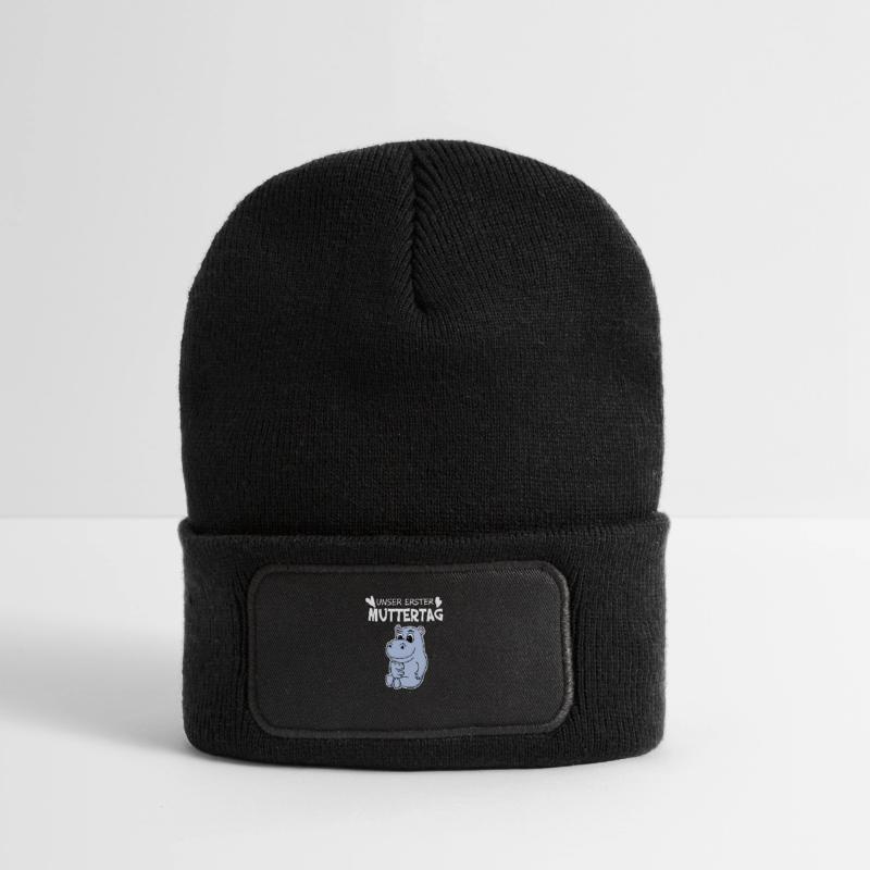 Muttertag - erster Muttertag Geschenk Recycelte Patch Beanie