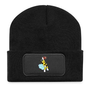 Sports de football américain des Bees - Beanie recyclé à patch - noir - Devant