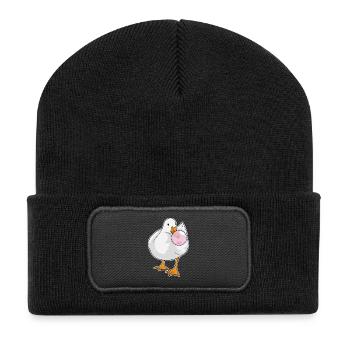 Gomme à mâcher de canard - Beanie recyclé à patch - noir - Devant