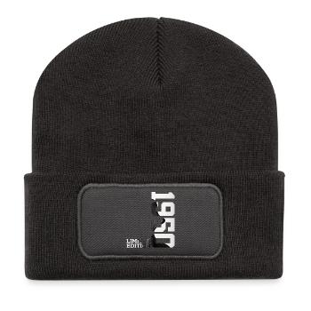 ÉDITION LIMITÉE 76E ANNIVERSAIRE 1950 - Beanie recyclé à patch - charbon - Devant