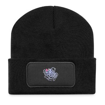 Octopus Loop - Recycled Patch Beanie - black - Front