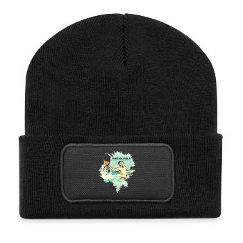 Water-polo - Les athlètes les plus coriaces - Beanie recyclé à patch - noir - Devant