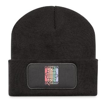 Neuer Gastro Nurse Squad Gastroenterologie-Arzt - Recycelte Patch Beanie - Dunkelgrau - Vorne