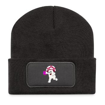 Pilz Handball Player Handball - Recycled Patch Beanie - dark grey - Front