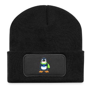 Tasse à café Pingouin - Beanie recyclé à patch - noir - Devant