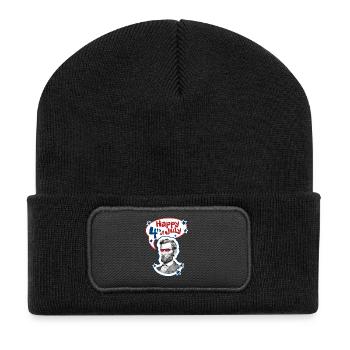 4-th July - Independence Day. If you love freedom. - Recycled Patch Beanie - black - Front