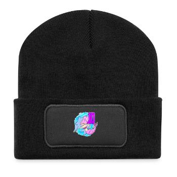 Fille - 10e anniversaire Sirène - Fille - Beanie recyclé à patch - noir - Devant