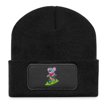 Mouse Bike - Recycled Patch Beanie - black - Front