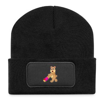 Bear Cricket Cricket Bats - Recycled Patch Beanie - black - Front