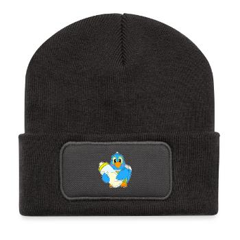 Parrot Baby Bottle Milk - Recycled Patch Beanie - dark grey - Front
