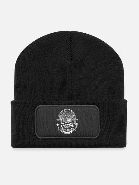 Ziach Vintage Label - Do samma dahoam W | ZiachON - Recycled Patch Beanie - black