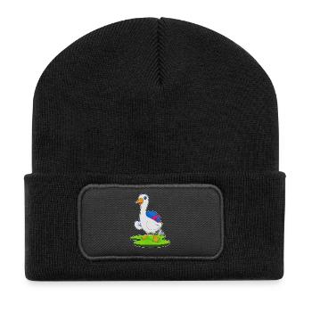 Duck Hiker Backpack Hiking - Recycled Patch Beanie - black - Front