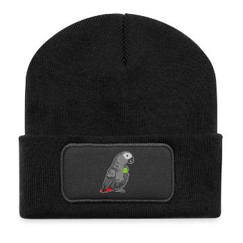 Parrot Popsicle - Recycled Patch Beanie - black - Front