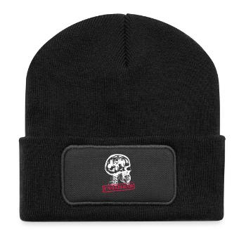 Der Arzt sagt es ist unheilbar - Traktor - Recycelte Patch Beanie - Schwarz - Vorne