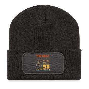The Best Player - Level 50 unlocked - Recycled Patch Beanie - dark grey - Front