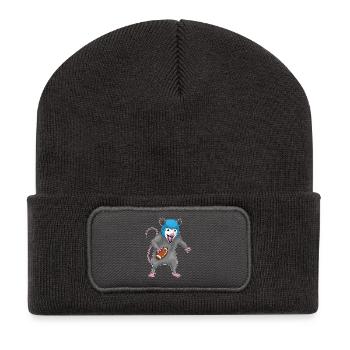 Marsupial American Football Sport - Beanie recyclé à patch - charbon - Devant