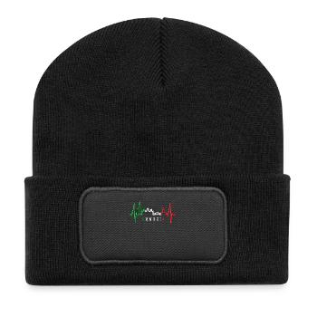 Venice Skyline Heartbeat Italy I Love Venezia - Recycled Patch Beanie - black - Front