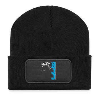Jiu Jitsu brésilien BJJ Gorilla tête cadeau - Beanie recyclé à patch - noir - Devant