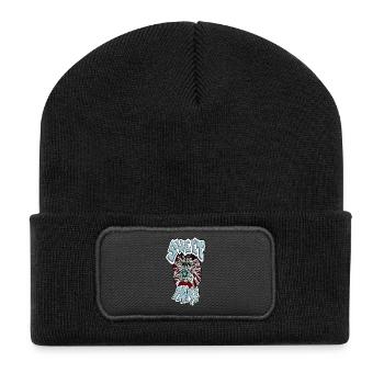 Douce maison - Beanie recyclé à patch - noir - Devant