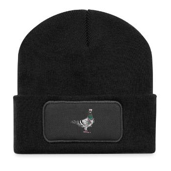 Dove Nurse Stethoscope - Recycled Patch Beanie - black - Front