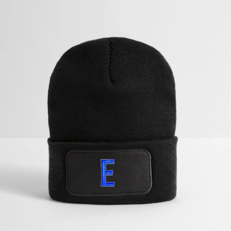 Point E - Initial point E Beanie recyclé à patch