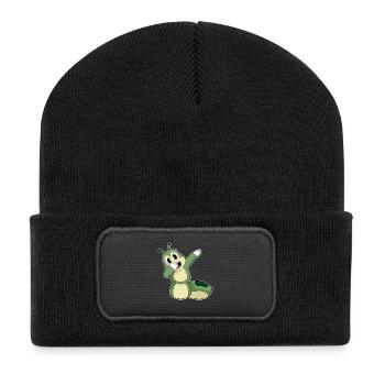 Caterpillar Hip Hop Dance - Recycled Patch Beanie - black - Front