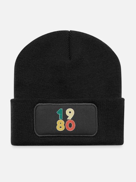 1980 - Year 1980 - Year 1980 - Recycled Patch Beanie - black