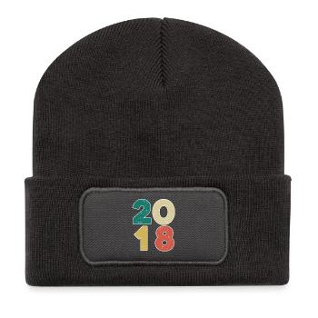 2018 - Year 2018 - Year 2018 - Recycled Patch Beanie - dark grey - Front