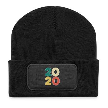 2020 - Année 2020 - Année 2020 - Beanie recyclé à patch - noir - Devant