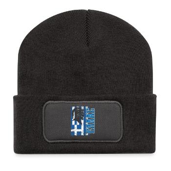 Griechenland Ellas - Recycelte Patch Beanie - Dunkelgrau - Vorne