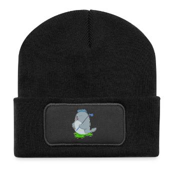Seal Golf Golf Clubs - Recycled Patch Beanie - black - Front