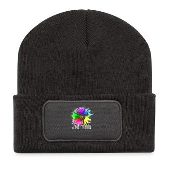 Gymnaste Gymnastique Club de gymnastique Gymnastique aérobique - Beanie recyclé à patch - charbon - Devant