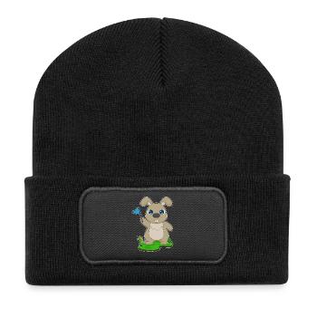 Rabbit Flag - Recycled Patch Beanie - black - Front