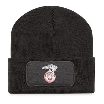 Boule de Noël Joyeux Noël Cheval Rouge - Beanie recyclé à patch - charbon - Devant
