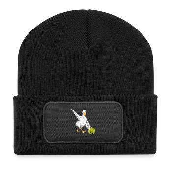 Duck Bowling Bowling Ball - Recycled Patch Beanie - black - Front