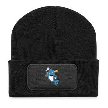 Dolphin Baseball Baseball Bat - Recycled Patch Beanie - black - Front