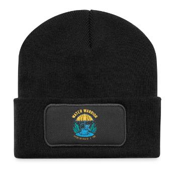 Water Warrior Drop Hero - Recycled Patch Beanie - black - Front