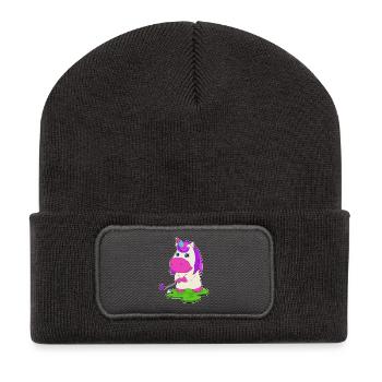 Unicorn Golf Golf Clubs - Recycled Patch Beanie - dark grey - Front