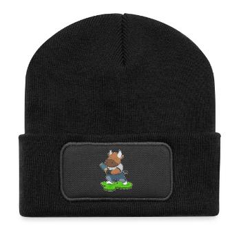 Bull Cricket Cricket Bat - Recycled Patch Beanie - black - Front