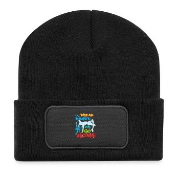 Break Dance Or Go Home - Recycled Patch Beanie - black - Front