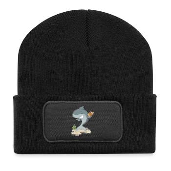 Hai American Football Sports - Recycled Patch Beanie - black - Front