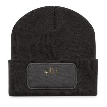 Bali Heartbeat Heaven’s Gate Indonésie Love Bali - Beanie recyclé à patch - charbon - Devant