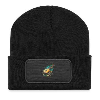 Banjo Graffiti - Beanie recyclé à patch - noir - Devant