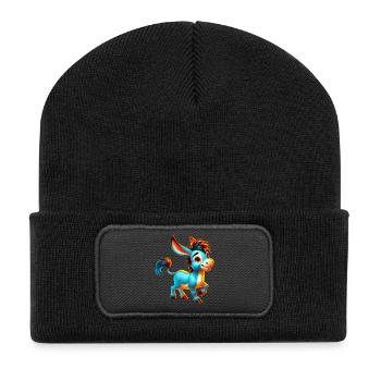 Donkey Mule - Recycled Patch Beanie - black - Front