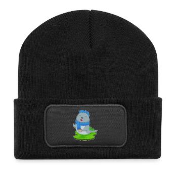Seal Coffee Mug - Recycled Patch Beanie - black - Front
