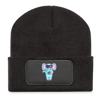 United States Heart America American American - Recycled Patch Beanie - dark grey - Front