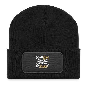 See Natur Seeliebhaber - Recycelte Patch Beanie - Schwarz - Vorne